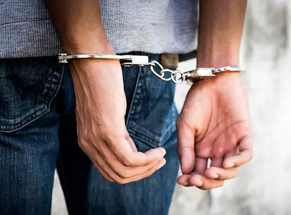 man in handcuffs